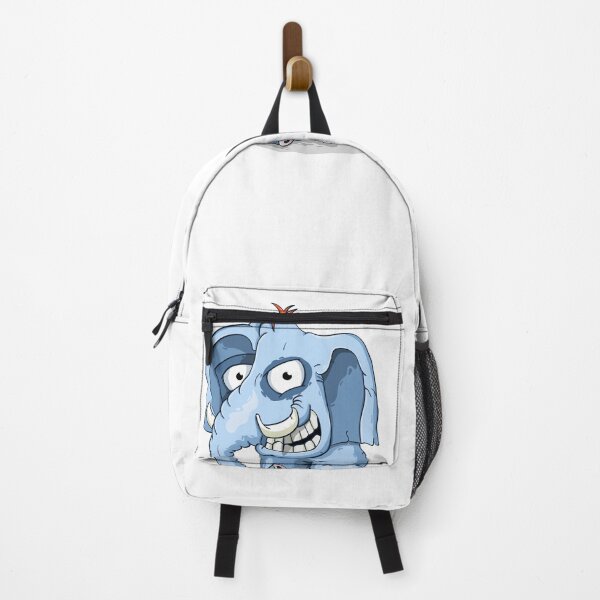 Item preview, Blue Cartoon Elephant designed and sold by In A Word | Minimal Statement Wear.