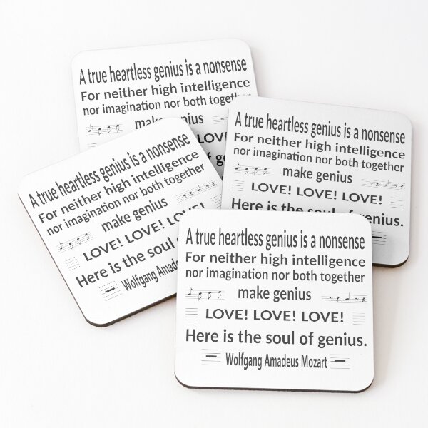 Item preview, The soul of genius - written by Wolfgang Amadeus Mozart. designed and sold by Ralek.