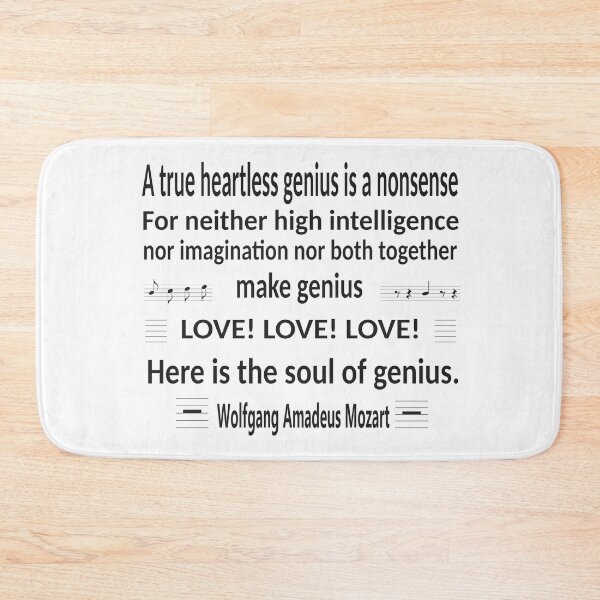 Item preview, The soul of genius - written by Wolfgang Amadeus Mozart. designed and sold by Ralek.
