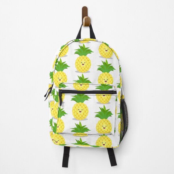 Item preview, Cute happy pineapple cartoon illustration designed and sold by FrogFactory.