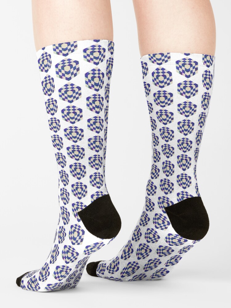 Alternate view of #DeepDream Color Squares Visual Areas 5x5K v1448964615 Socks