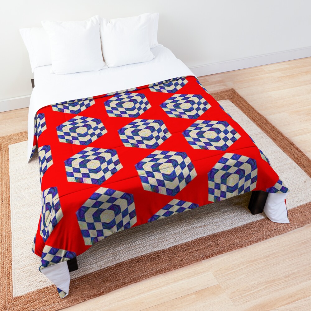 #DeepDream Color Squares Visual Areas 5x5K v1448964615 Comforter