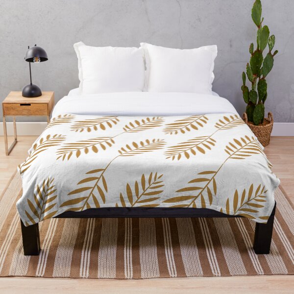 Item preview, Gold Jungle Palm Leaves designed and sold by unicornmoodz.