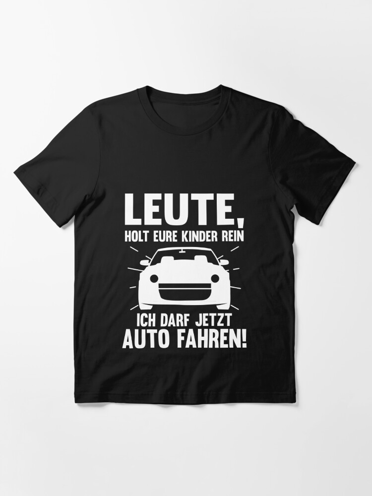 Führerschein Bestanden Auto Fahranfänger Geschenk Männer T-Shirt