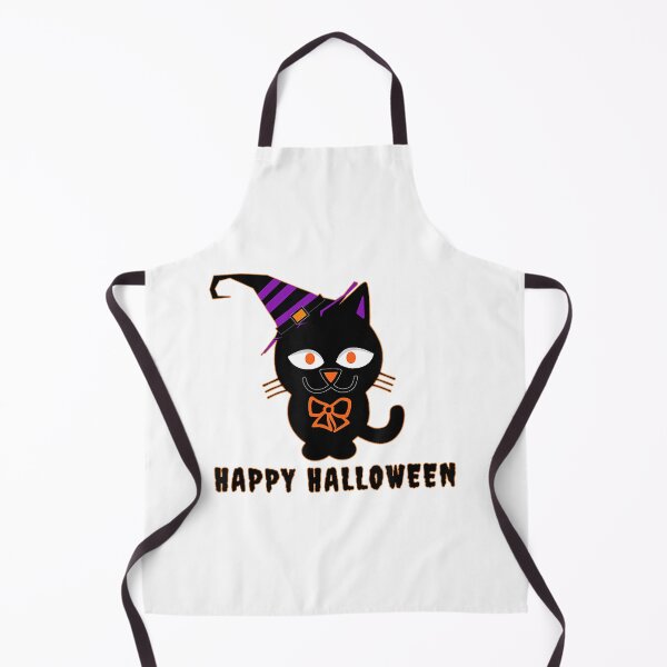 Item preview, Cute Halloween Kitty with Hat and Bow for Trick or Treat designed and sold by HolmesMillie1.