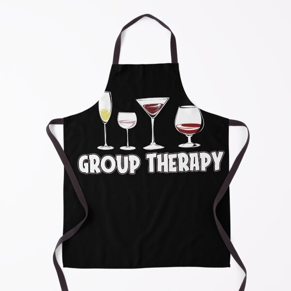 Item preview, Wine Drinking Group Therapy Wine designed and sold by shirti.