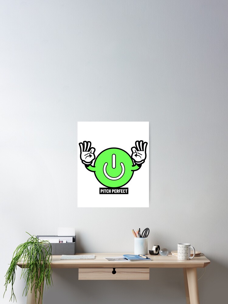 Thumbnail 2 of 3, Poster, Pitch Perfect/ Emoji/ Icon/Sticker designed and sold by BeebopGraphics.