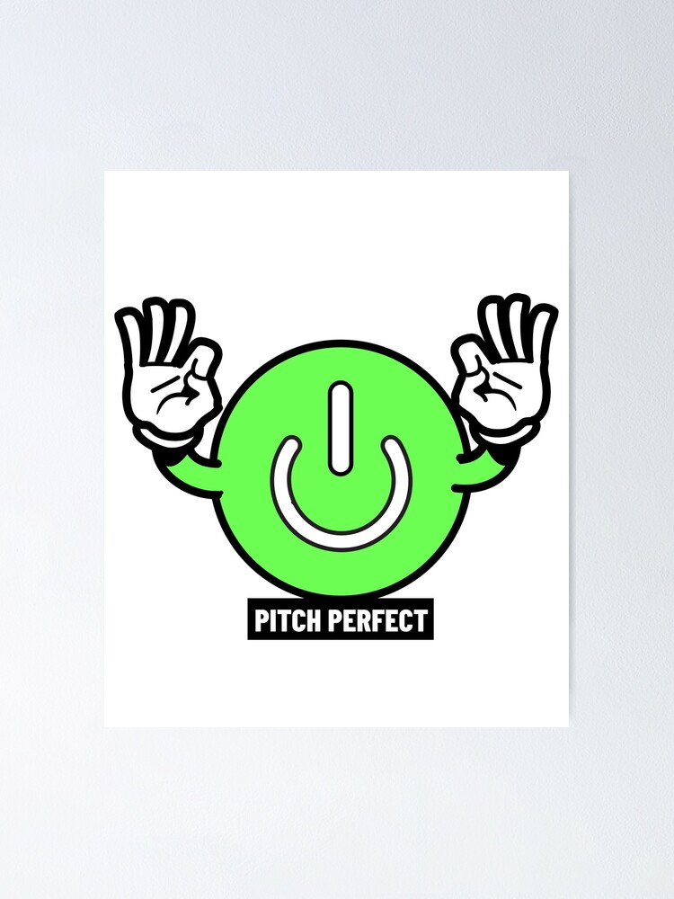 Thumbnail 1 of 3, Poster, Pitch Perfect/ Emoji/ Icon/Sticker designed and sold by BeebopGraphics.