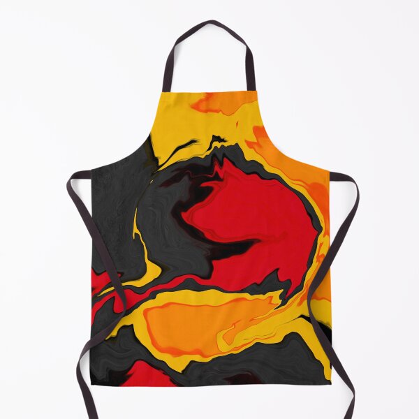 Item preview, Abstract Art - Marble - Red Yellow Black designed and sold by Geometricshow.