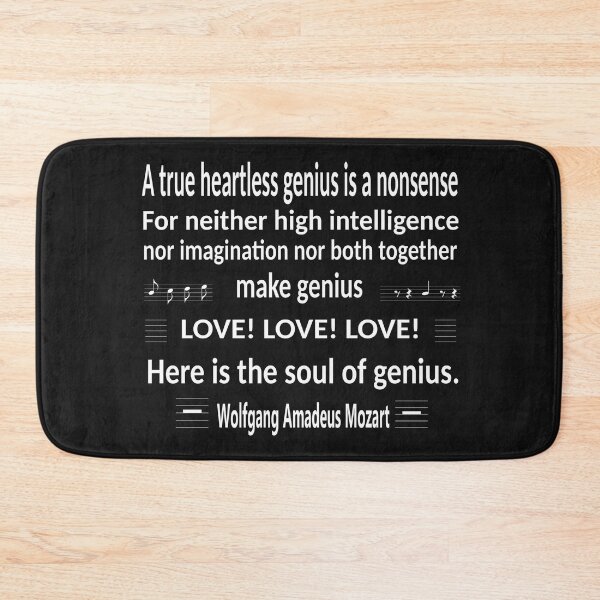 Item preview, The soul of genius - written by Wolfgang Amadeus Mozart. designed and sold by Ralek.