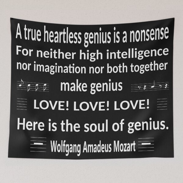 Item preview, The soul of genius - written by Wolfgang Amadeus Mozart. designed and sold by Ralek.