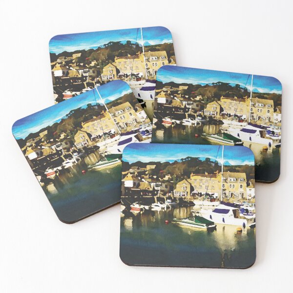 Item preview, Padstow harbour in Cornwall UK. Watercolour effect designed and sold by Gerald Waters.