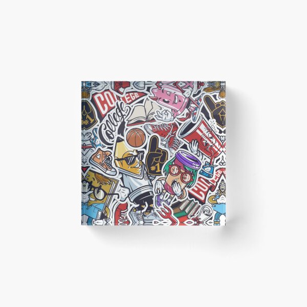Item preview, College collage designed and sold by Rakos-Merch.