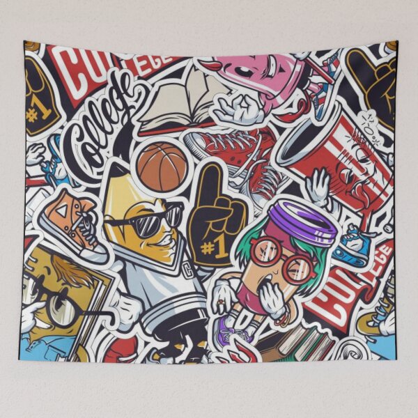 Item preview, College collage designed and sold by Rakos-Merch.