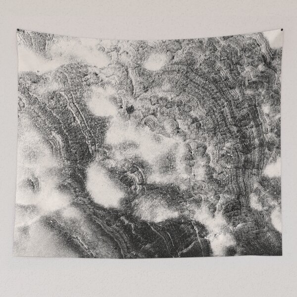 Item preview, Marble Flow - Black & Cream designed and sold by SilverPegasus.