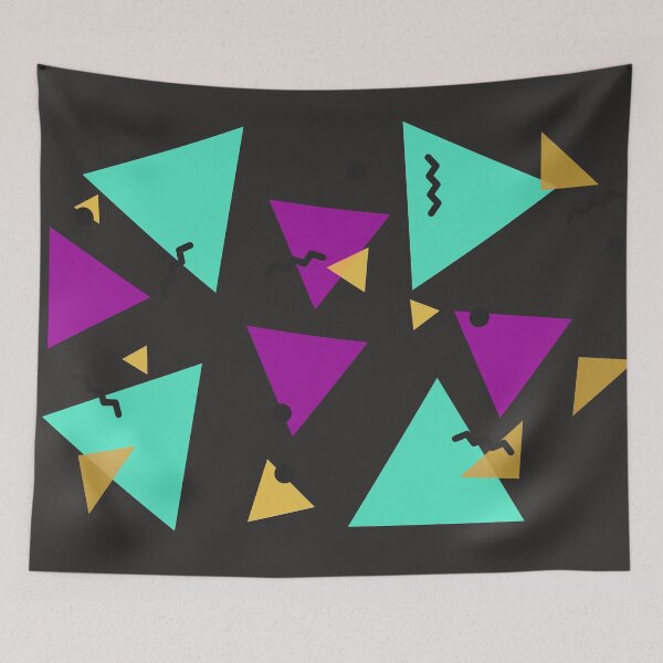 Item preview, Triangle and Squiggly Lines Pattern designed and sold by Winvalerie.