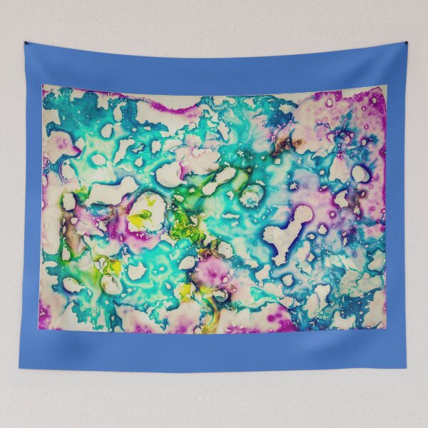 Item preview, multicolor bright splash of watercolor paint designed and sold by NikaAstra.