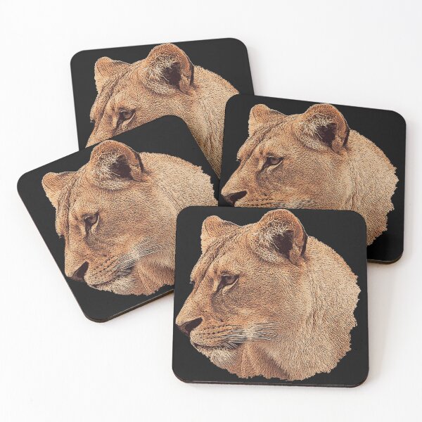 Item preview, Lioness, big cat, African big cats, Christmas gifts big cats designed and sold by Kirei-Lily.