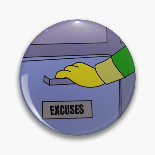 Item preview, Simpsons Excuses Meme  designed and sold by cnon626.