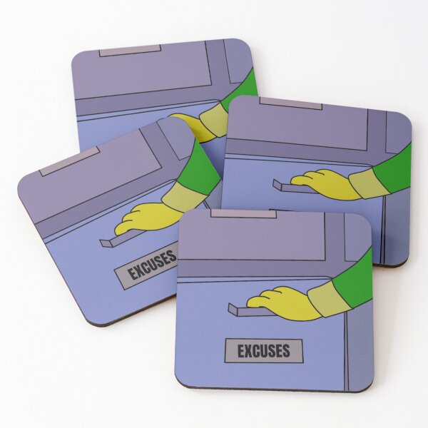 Item preview, Simpsons Excuses Meme  designed and sold by cnon626.