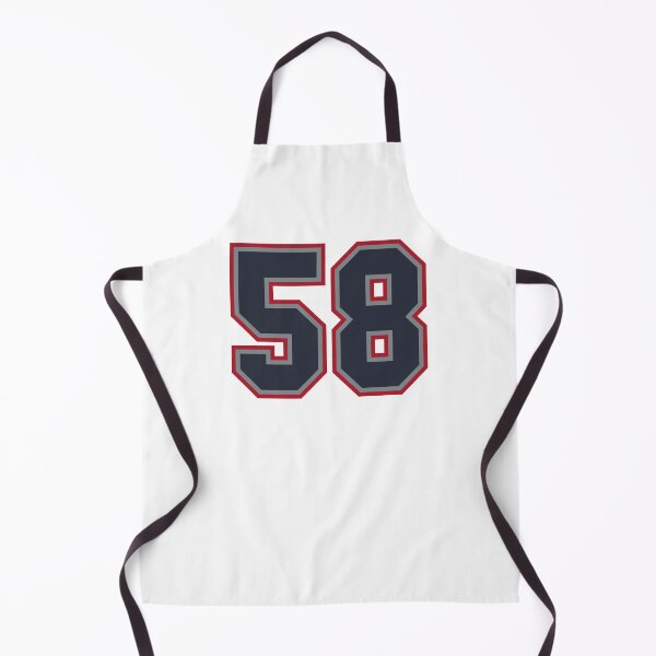 Item preview, 58 Navy Grey Red Sports Number Fifty-Eight designed and sold by HelloFromAja.