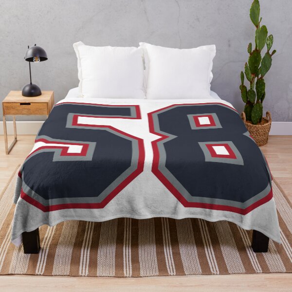 Item preview, 58 Navy Grey Red Sports Number Fifty-Eight designed and sold by HelloFromAja.