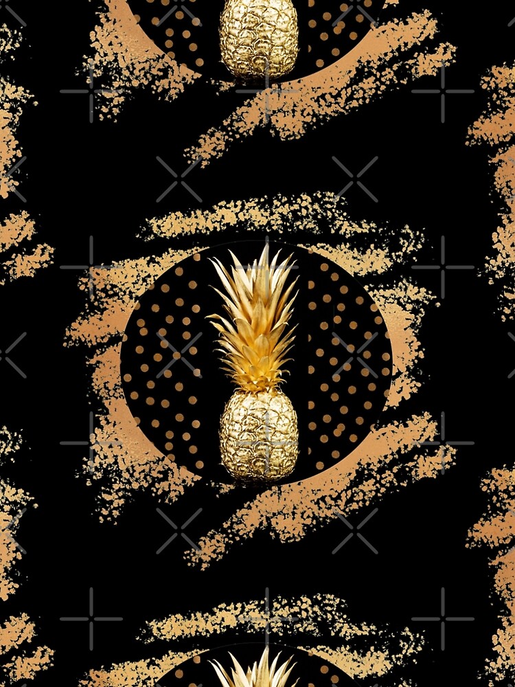 GOLD & BLACK - Pineapple" A-Line Dress for Sale by OMdesign10 | Redbubble