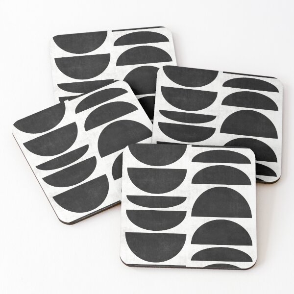 Item preview, Mid-Century Modern Pattern No.9 - Black and White Concrete designed and sold by Zoltan Ratko.