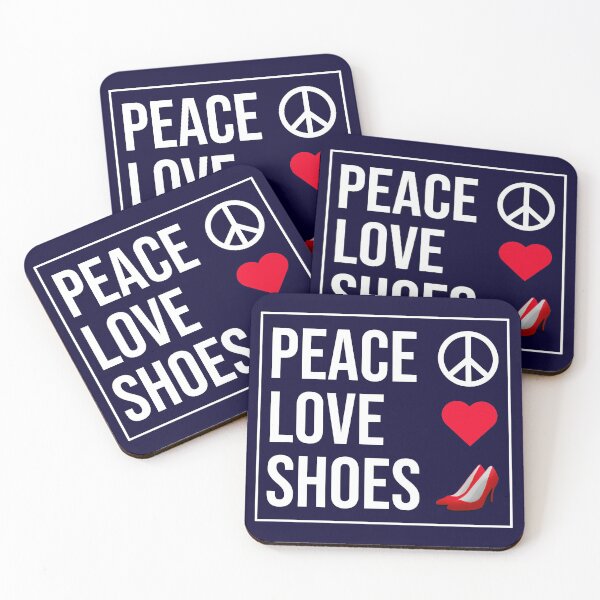 Item preview,  Peace Love Shoes designed and sold by CatArtStore.