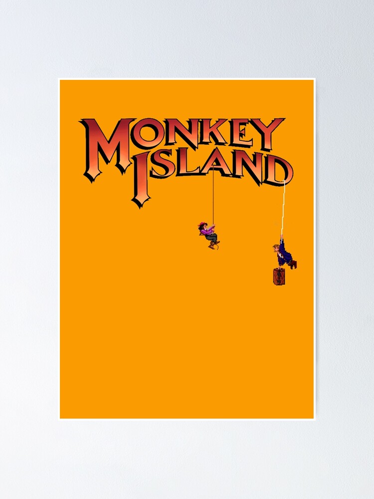 "Monkey Island Treasure found!" Poster for Sale by Rastaman Redbubble