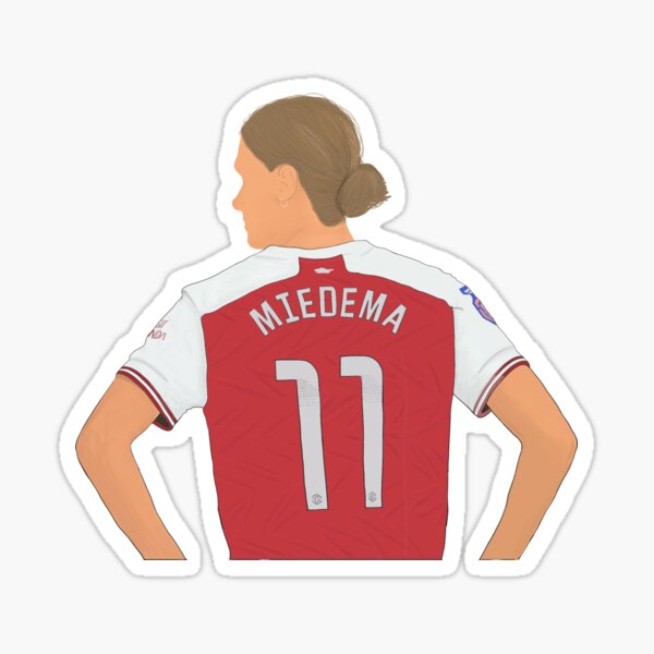 Vivianne Miedema Arsenal 11 Jersey Sticker for Sale by Hevding