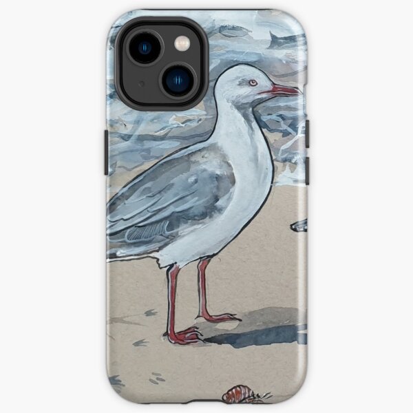 Shoreline seagulls seabirds by the beach iPhone Tough Case