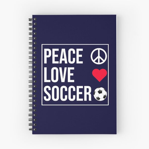 Item preview, Peace Love Soccer designed and sold by CatArtStore.
