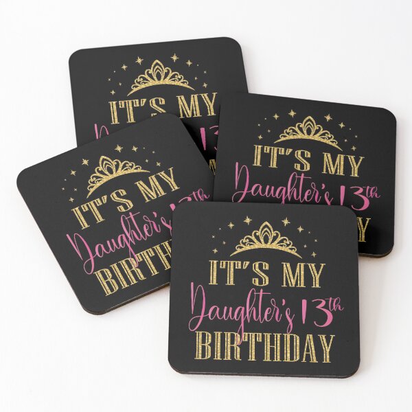 Item preview, It's My Daughter's 13th Birthday Girls Party Family Matching product designed and sold by Grabitees.