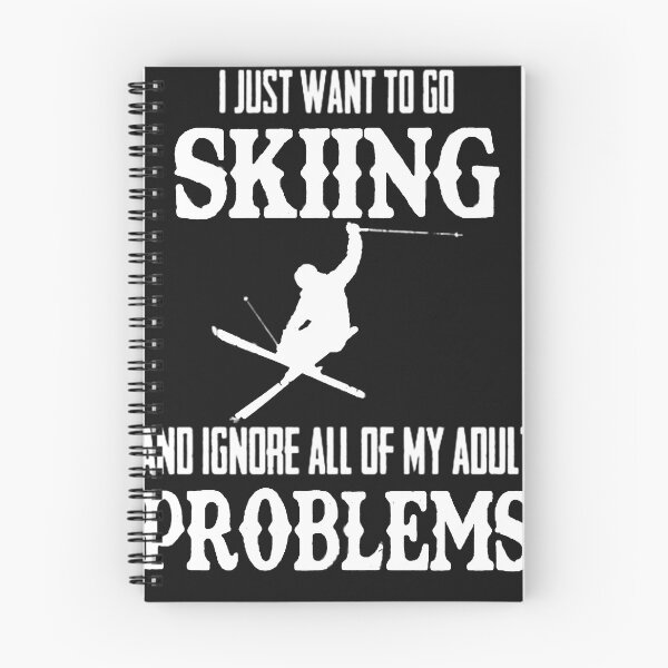 Item preview, I Just Want To Go Skiing designed and sold by GeniusDesignArt.