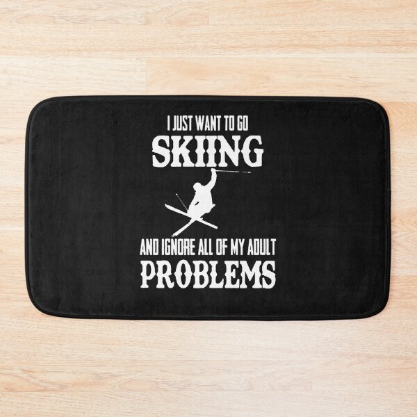 Item preview, I Just Want To Go Skiing designed and sold by GeniusDesignArt.