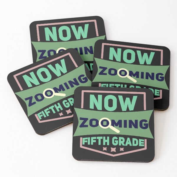 Item preview, Now Zooming Fifth Grade - Plain Text And Zoom Icon designed and sold by leo121687.