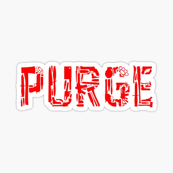 The Purge Anarchy Stickers | Redbubble