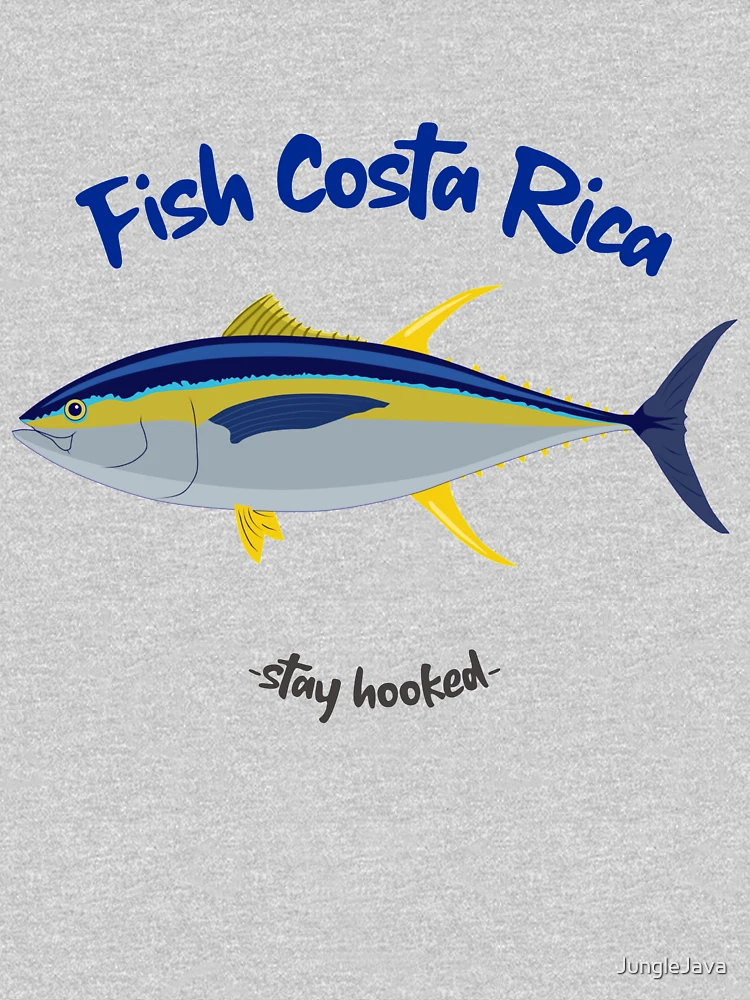 Thumbnail 4 of 4, V-Neck T-Shirt, Fish Costa Rica designed and sold by JungleJava.