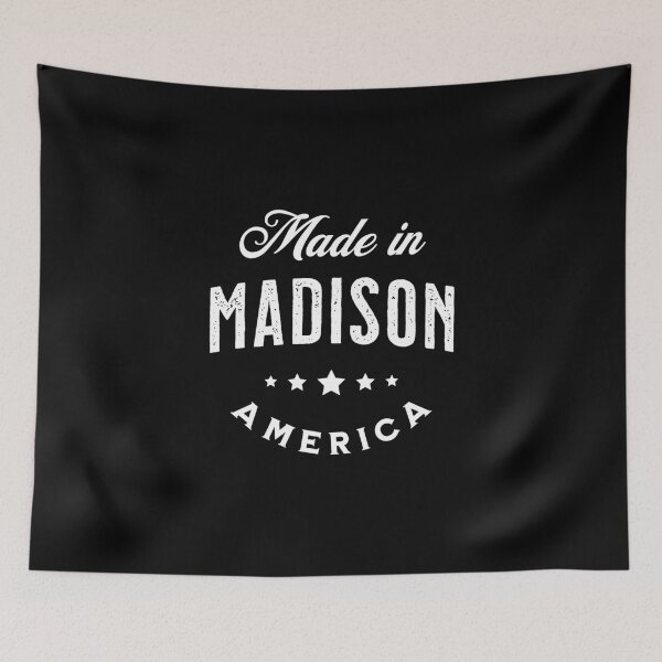 Item preview, Made In Madison, USA - Vintage Logo Text Design designed and sold by VicEllisArt.