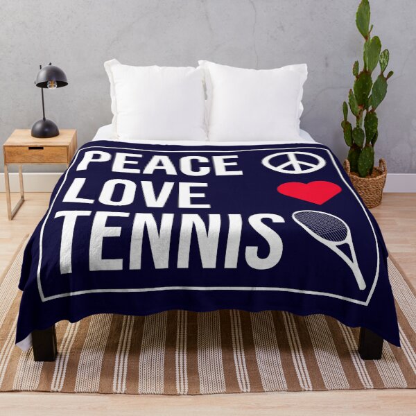 Item preview, Peace Love Tennis designed and sold by CatArtStore.