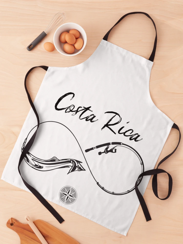 Thumbnail 1 of 6, Apron, Fishing Costa Rica designed and sold by JungleJava.