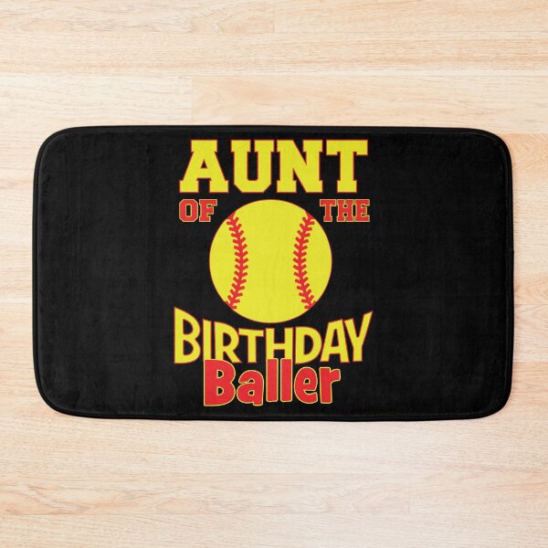 Item preview, Aunt Of The Birthday Baller Softball Lover B-day Party product designed and sold by Grabitees.