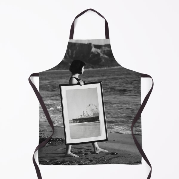 Item preview, Santa Monica Pier Black and White Photo at the Beach designed and sold by stine1.