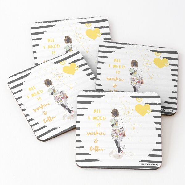 Item preview, Sunshine and Coffee designed and sold by Nancie-Lane.