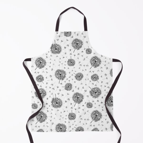 Item preview, Dandelion seeds black and white pattern designed and sold by FVO-italydesign.