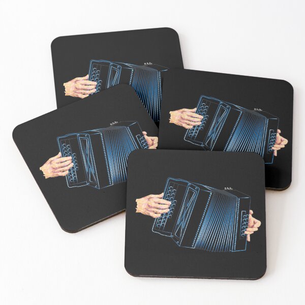 Item preview, Blue Neon Accordion designed and sold by TraDArt.