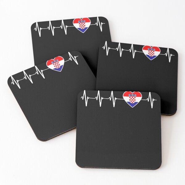 Item preview, Croatian Heartbeat I Love Croatia Country Flag Heart Family designed and sold by Eyes4.