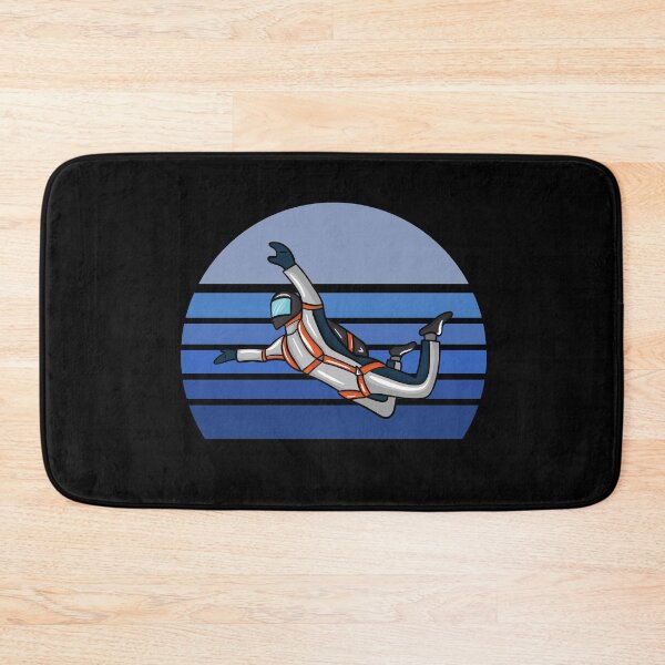 Item preview, Retro Blue Skydiver designed and sold by Whynot123.