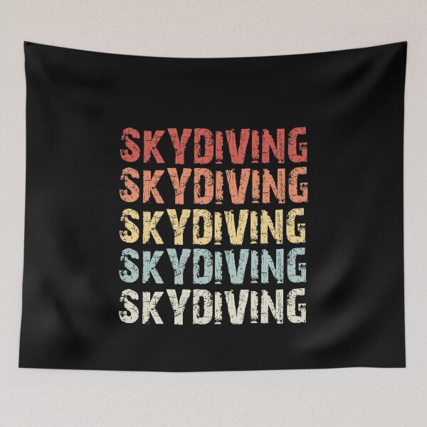Item preview, Retro Skydiving designed and sold by Whynot123.